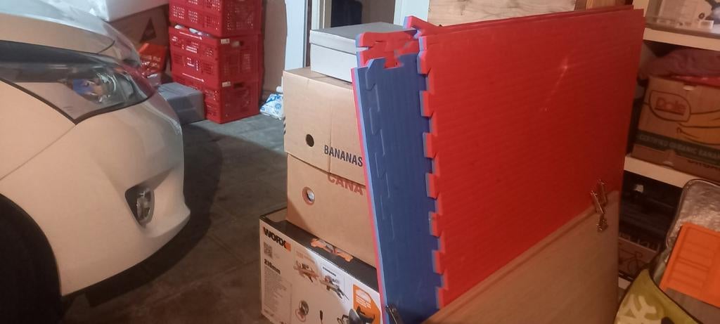 Lot de 4 Dalles tapis mousse puzzle fitness yoga