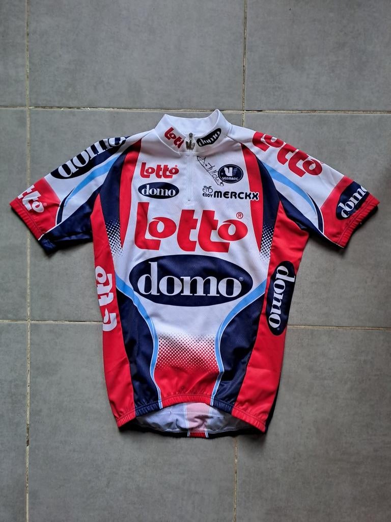 Wielertrui Lotto Domo 2003, Fietsen en Brommers, Fietsaccessoires | Fietskleding, Ophalen of Verzenden, M