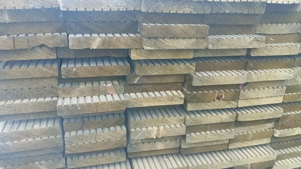 Platelage imprégné, Enlèvement, Planches