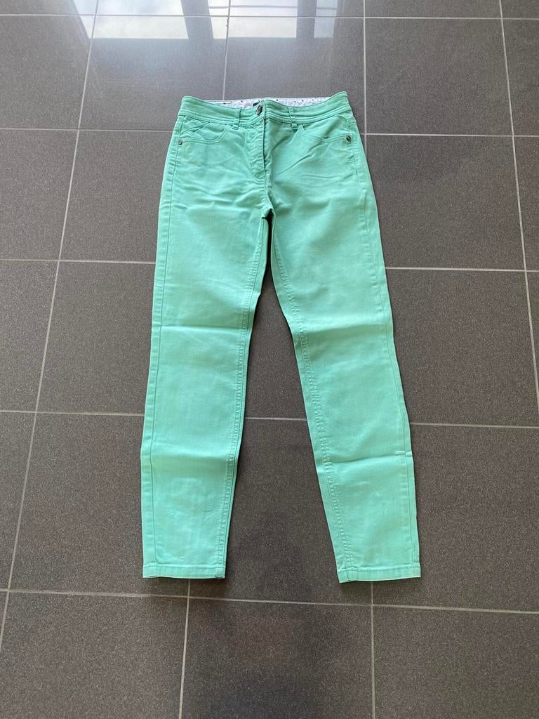 Groene spijkerbroek Taifun maat 36, Ophalen of Verzenden, Zo goed als nieuw, Overige kleuren, W28 - W29 (confectie 36)