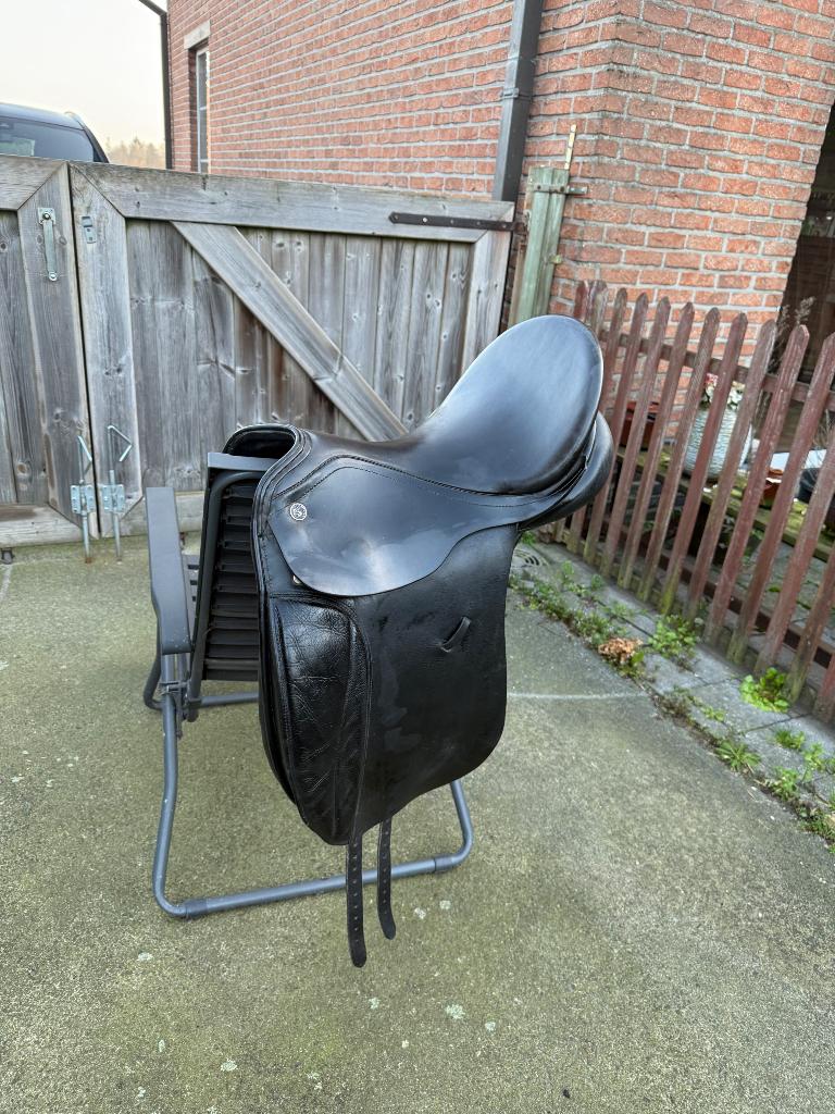 Dressuurzadel Kieffer + Kentucky Impact Equalizer Zwart, Dieren en Toebehoren, Ophalen