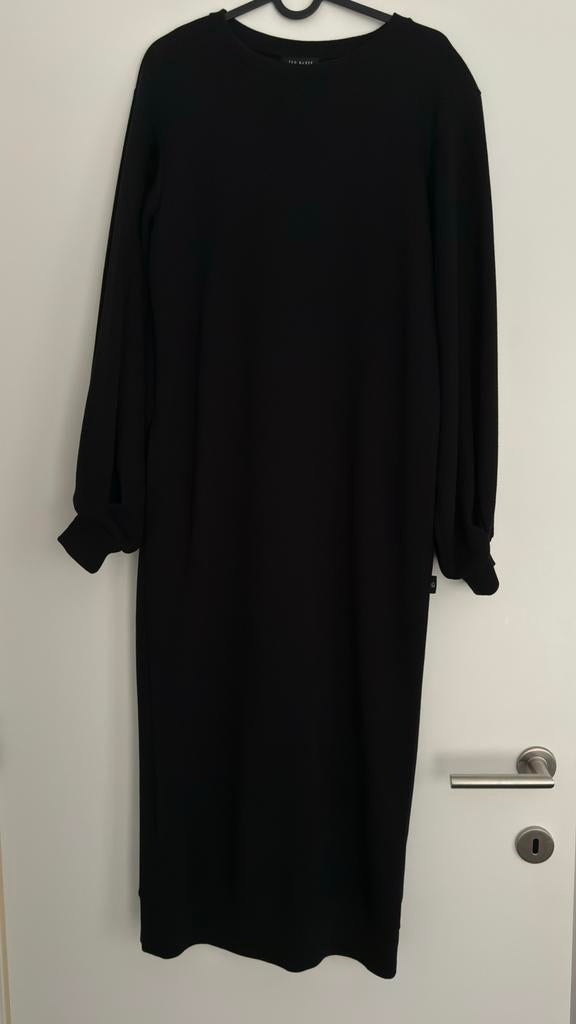 Elegante Ted Baker midi jurk met pofmouwen, Kleding | Dames, Jurken, Ophalen, Zwart, Zo goed als nieuw, Maat 36 (S)
