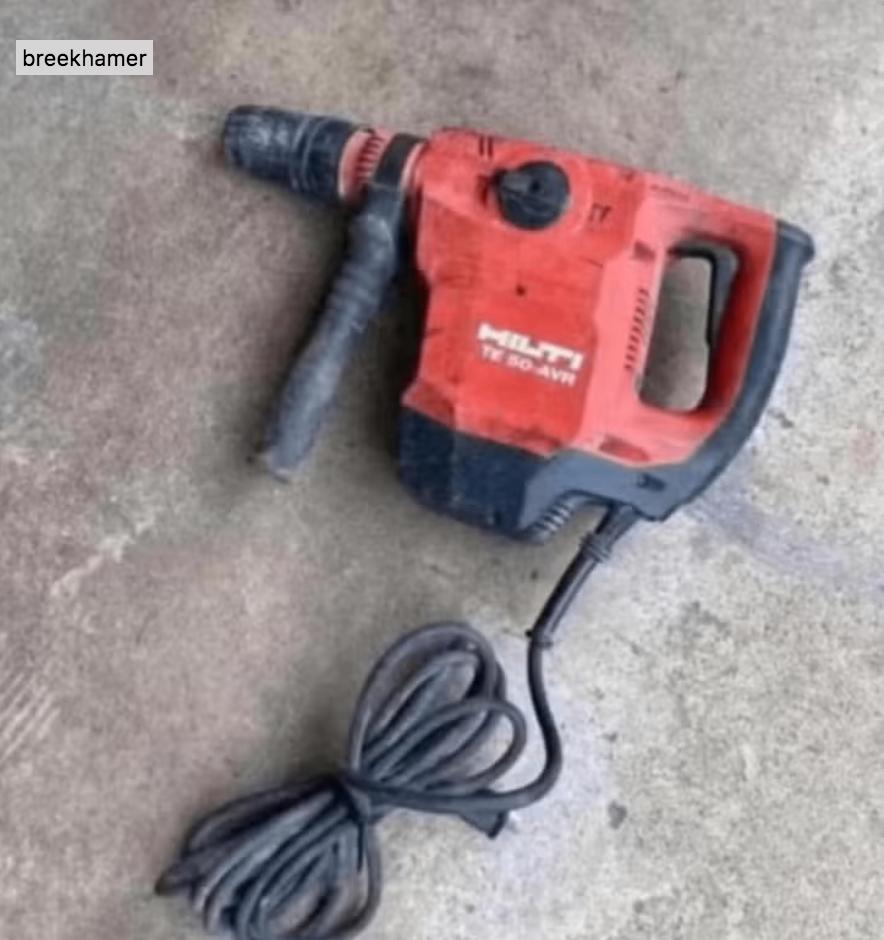 breekhamer Hilti TE 50 AVR, Bricolage & Construction, Outillage | Foreuses, Enlèvement, Utilisé