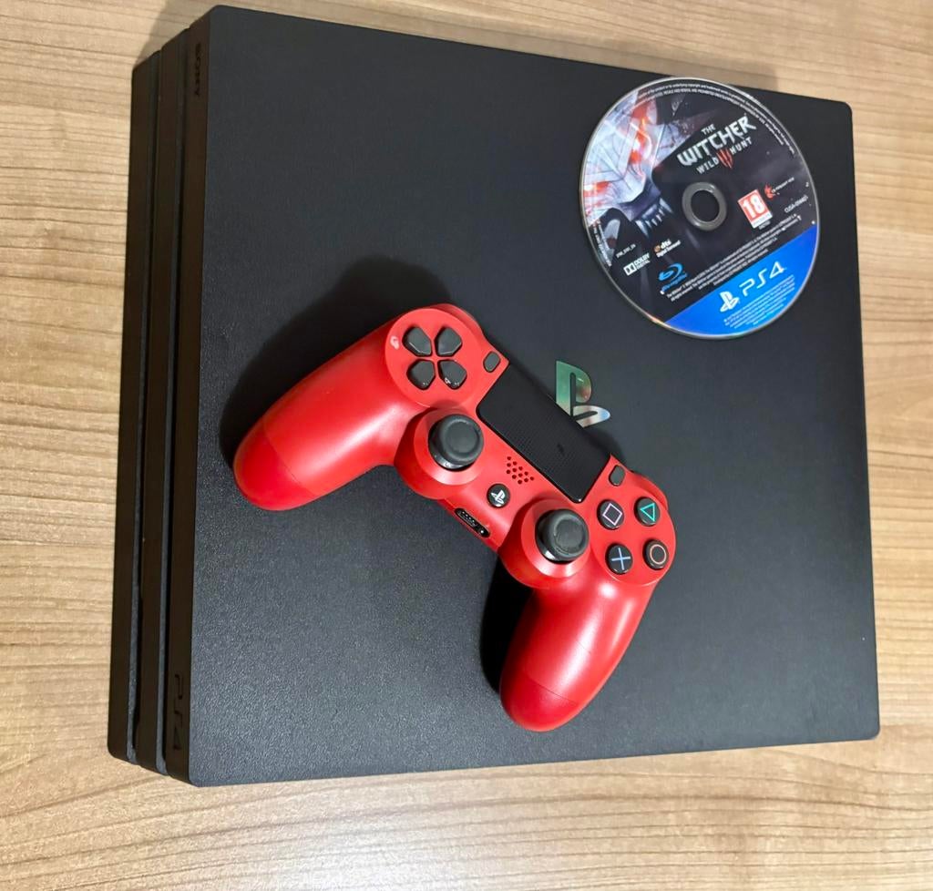 Pps4 pro + controller + games, Games en Spelcomputers, Spelcomputers | Sony PlayStation 4, Ophalen, Zo goed als nieuw, Pro