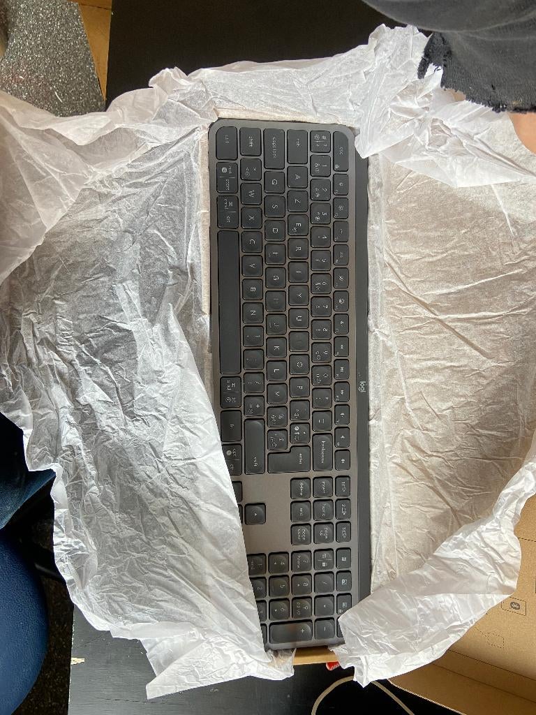 Logitech MX Keys S AZERTY toetsenbord, Computers en Software, Toetsenborden, Ergonomisch, Logitech, Ophalen of Verzenden, Zo goed als nieuw