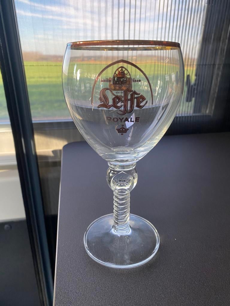 Glas Leffe, Verzamelen, Glas en Drinkglazen, Ophalen, Zo goed als nieuw