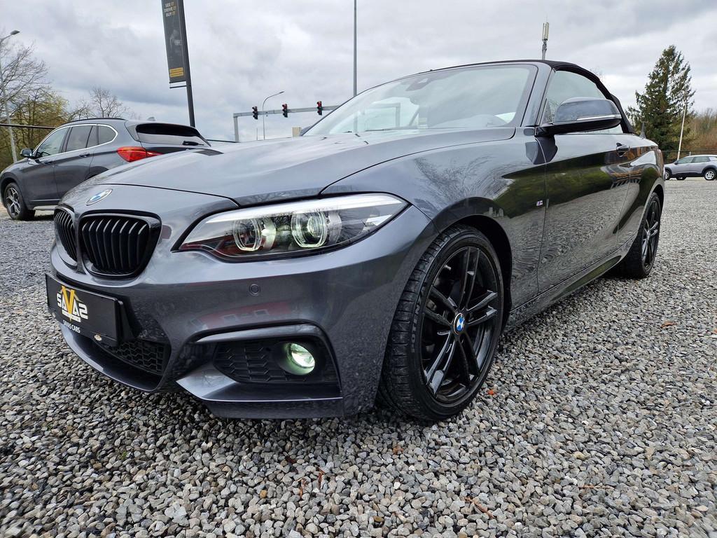 BMW 2 Serie 218 dA AdBlue (EU6d-TEMP) M SPORT/RFT/LED, 1660 kg, Argent ou Gris, Euro 6, Entreprise