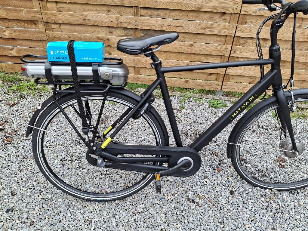 E bike heren batavus in topstaat !!!, 55 tot 59 cm, Ophalen, 50 km per accu of meer, Batavus