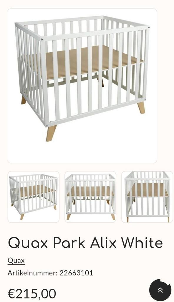 Park Quax Box Alix, Kinderen en Baby's, Ophalen