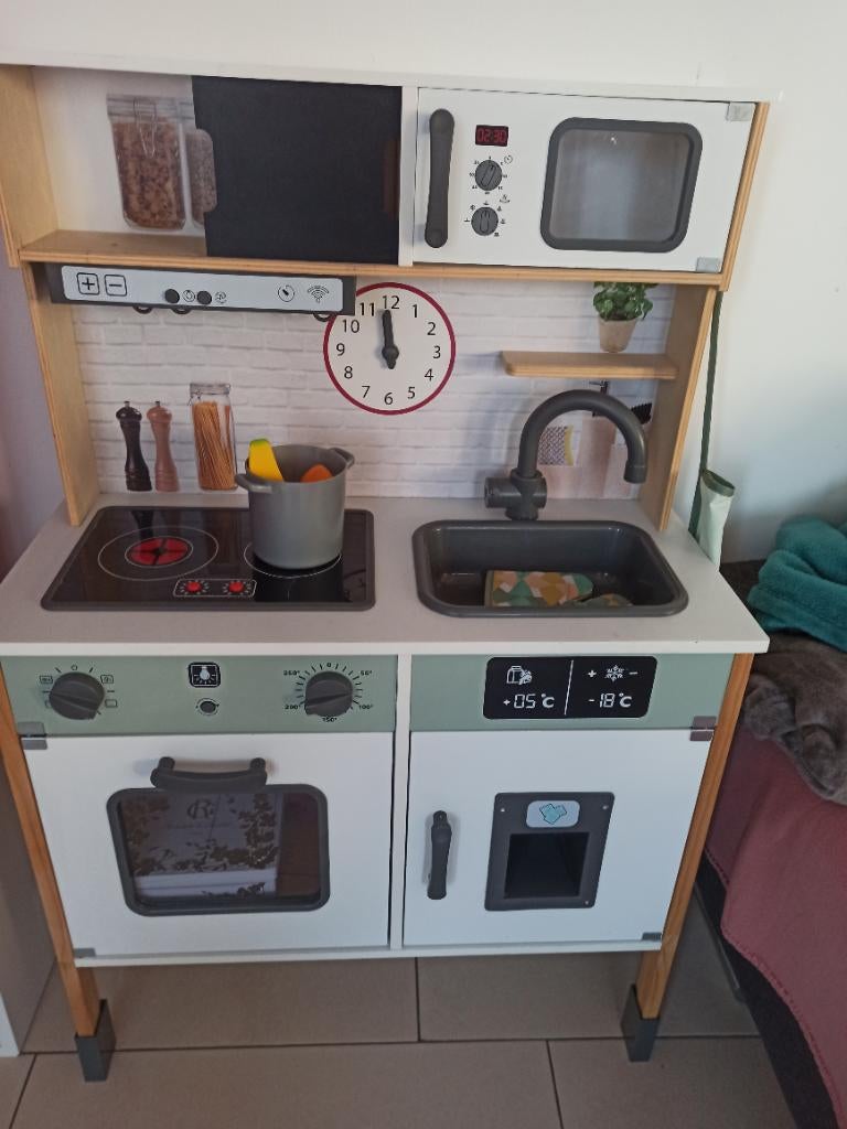 Cuisine enfant, Enlèvement, Utilisé, Bois, Jouer à la cuisine