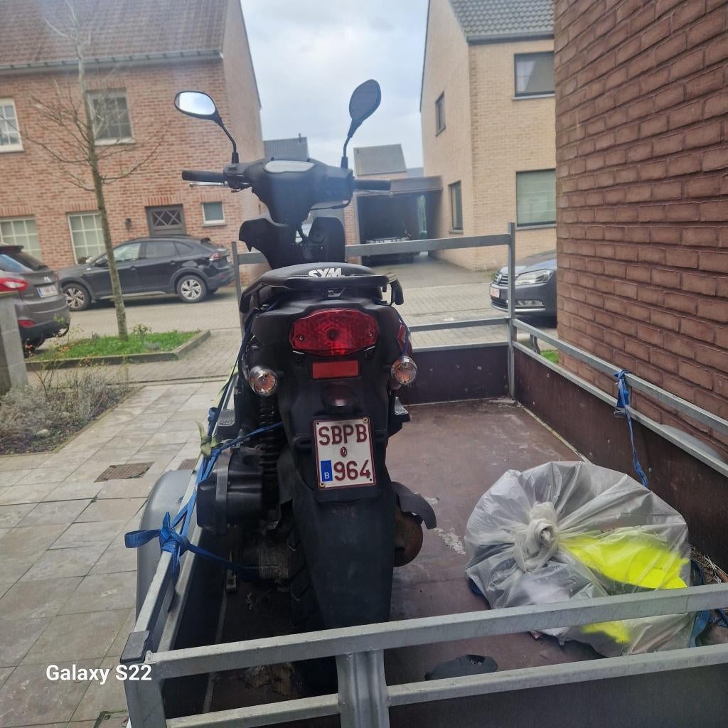 SYM Orbit II (2018)– Klasse B– Ongevalschade/Voor onderdelen, Motoren, Motoren | Schademotoren, 50 cc, Ophalen, Overige merken