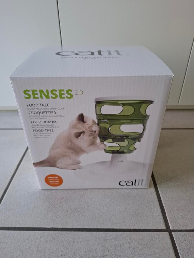Catit Senses Food Tree - 2.0 - slow feeder - boom, Ophalen of Verzenden, Nieuw, Intelligentiespeelgoed