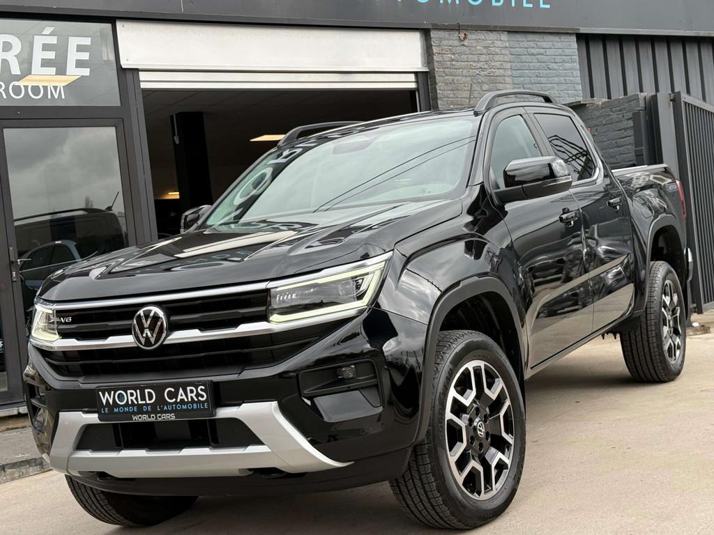 Volkswagen Amarok 3.0 V6 TDi 4MOTION TVAC*BTWIN DISTRO CAMER, Auto's, Volkswagen, Automaat, 4 deurs, 2993 cc, Zwart