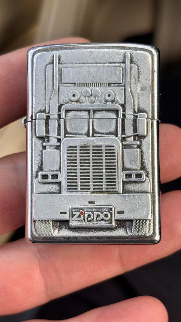 Zippo Trucker original, Collections, Enlèvement ou Envoi, Comme neuf, Briquet