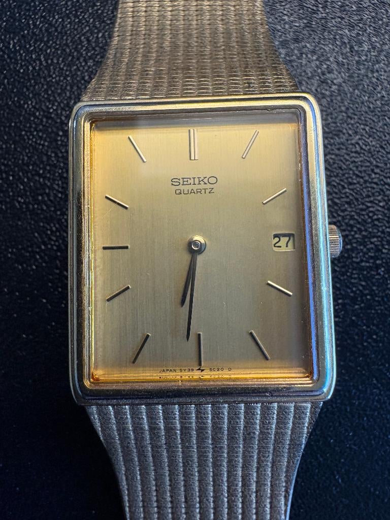 Seiko vintage horloge 40 jaar oud., Handtassen en Accessoires, Horloges | Heren, Ophalen of Verzenden, Gebruikt, Seiko
