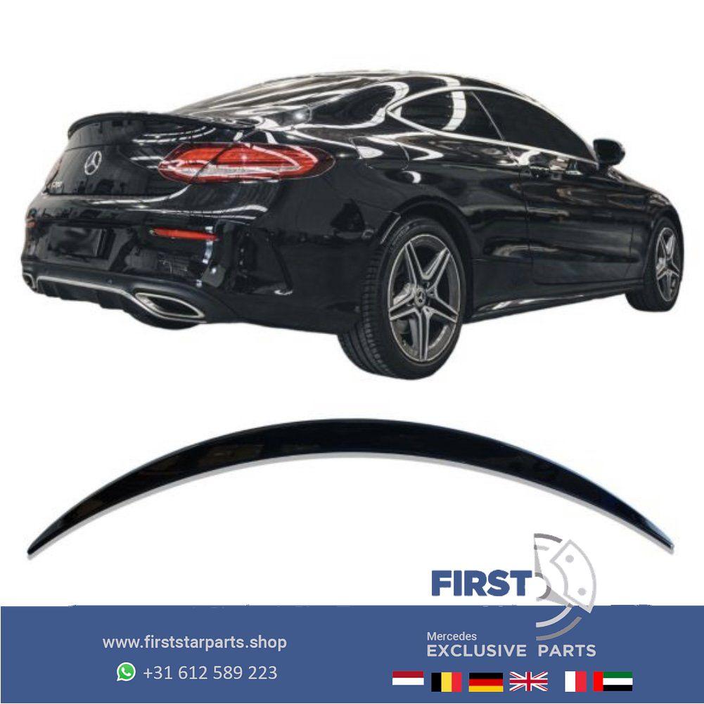 W205 C205 Mercedes C KLASSE C43 C63 AMG Coupé SPOILER ZWART, Auto-onderdelen, Gebruikt, Ophalen of Verzenden, Achter, -