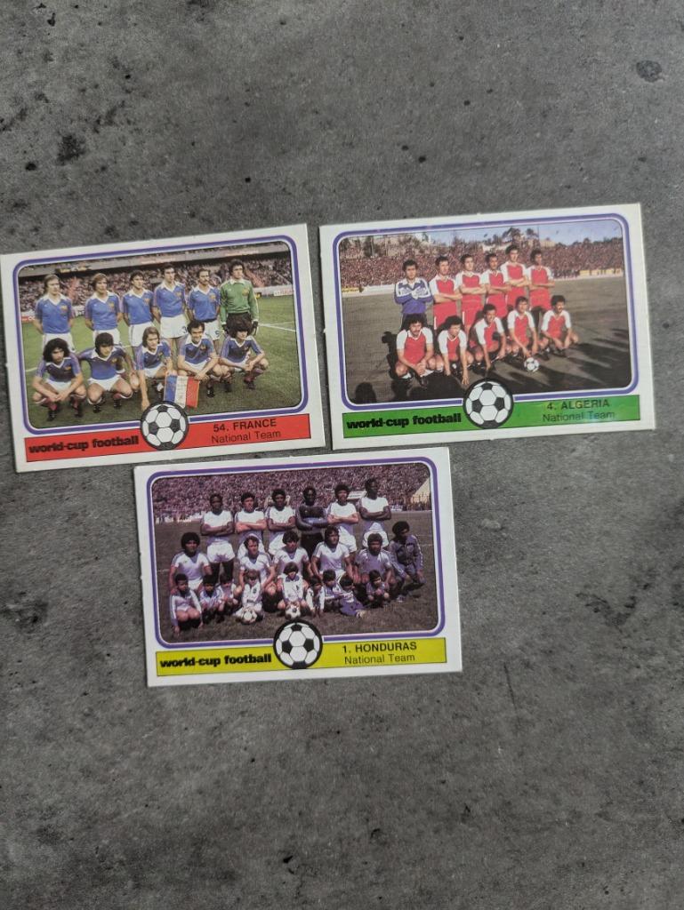 MONTY GUM VOETBAL PLAATJES KAARTEN WORLD CUP 82 ESPANA ANNO, Verzenden, Zo goed als nieuw