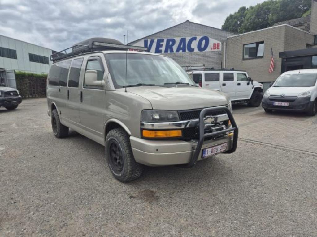 CHEVROLET EXPLORER AWD- BJ 2003, Auto's, Automaat, Beige, Leder, 2 zetels