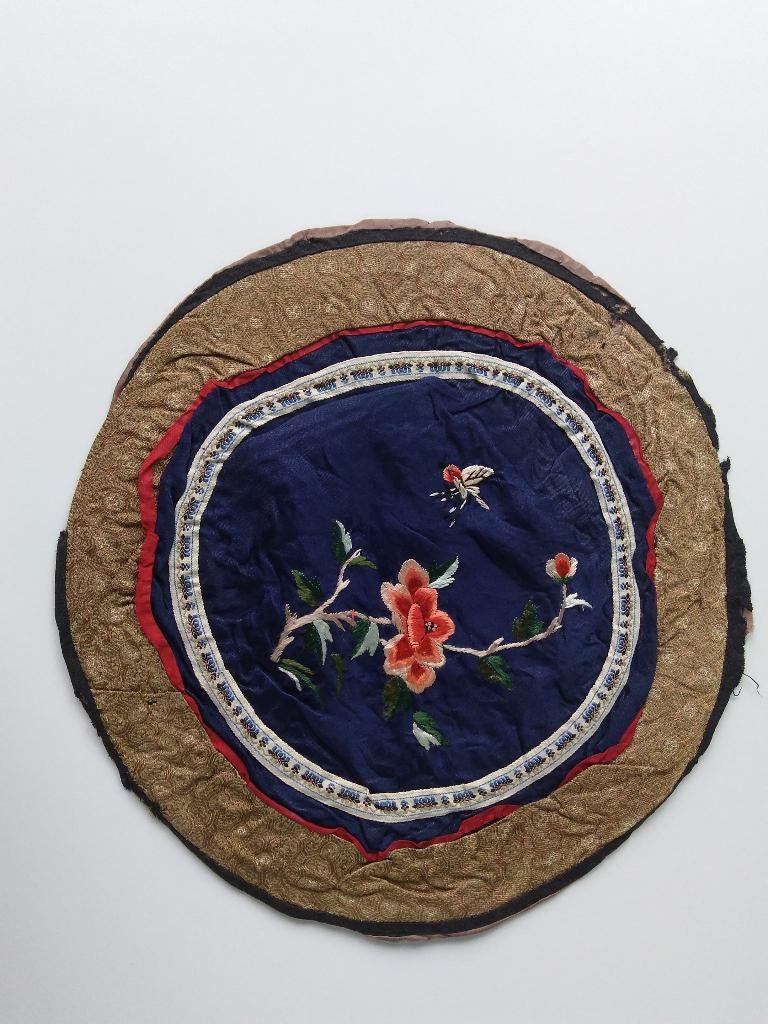 Antiek sierdoekje met fijn borduurwerk, Ophalen of Verzenden