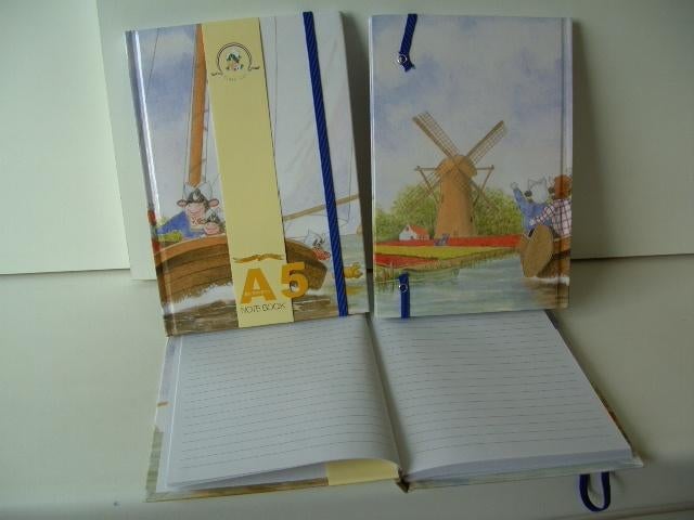 NOTITIEBOEKJES A5 MOLEN & SLOEP pakket 6 stuks Nieuw, Diversen, Notitieboeken, Ophalen of Verzenden, Nieuw, A5