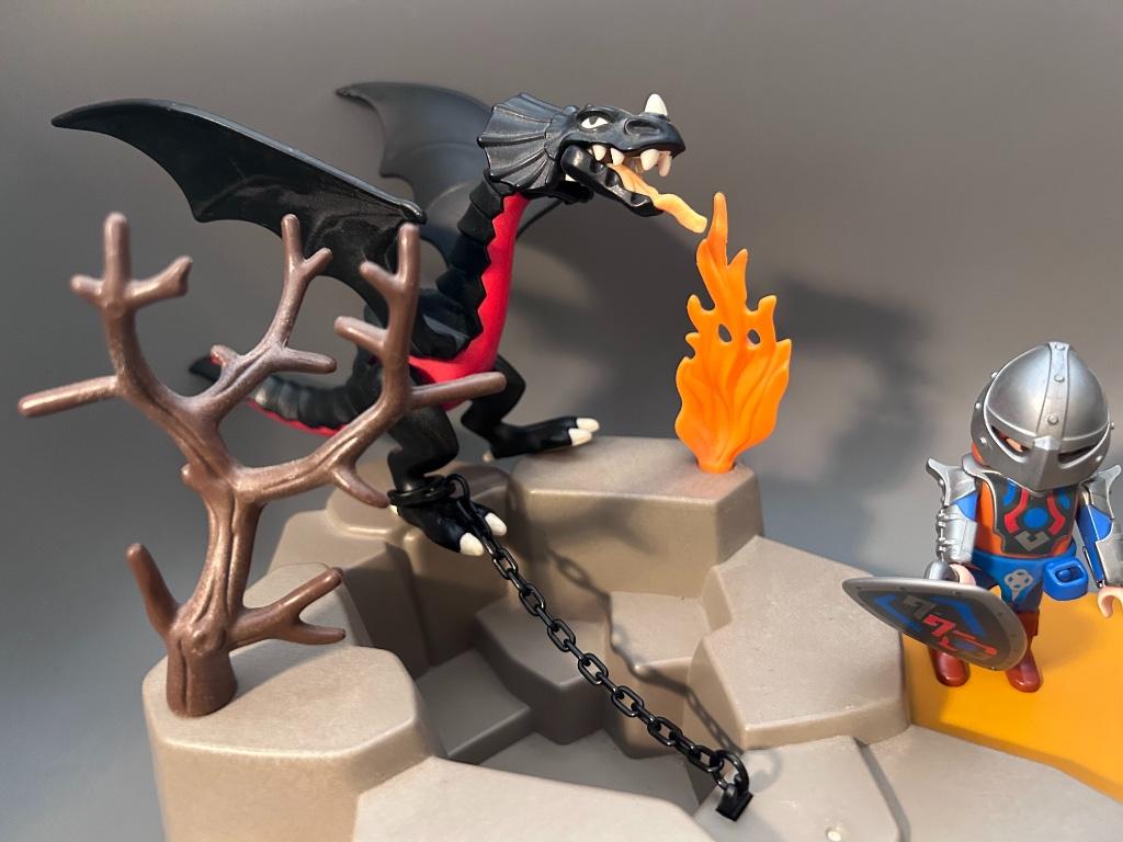 Playmobil 4006 - Superset Chevaliers et dragon, Ophalen, Gebruikt, Complete set