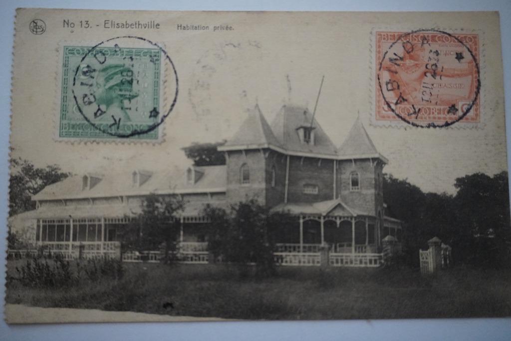 Ansichtkaart Congo, Ophalen of Verzenden, 1920 tot 1940, Gelopen, Buiten Europa