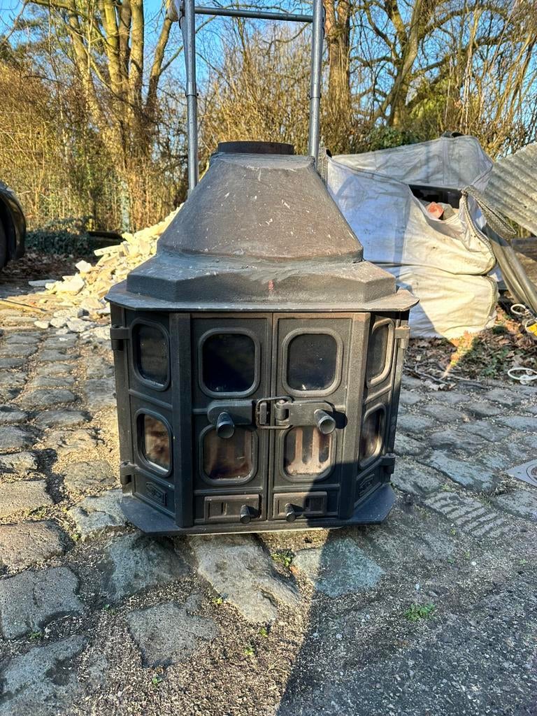 Dovre gietijzeren kachel, Huis en Inrichting, Kachels, Ophalen, Gebruikt, Hout, Allesbrander