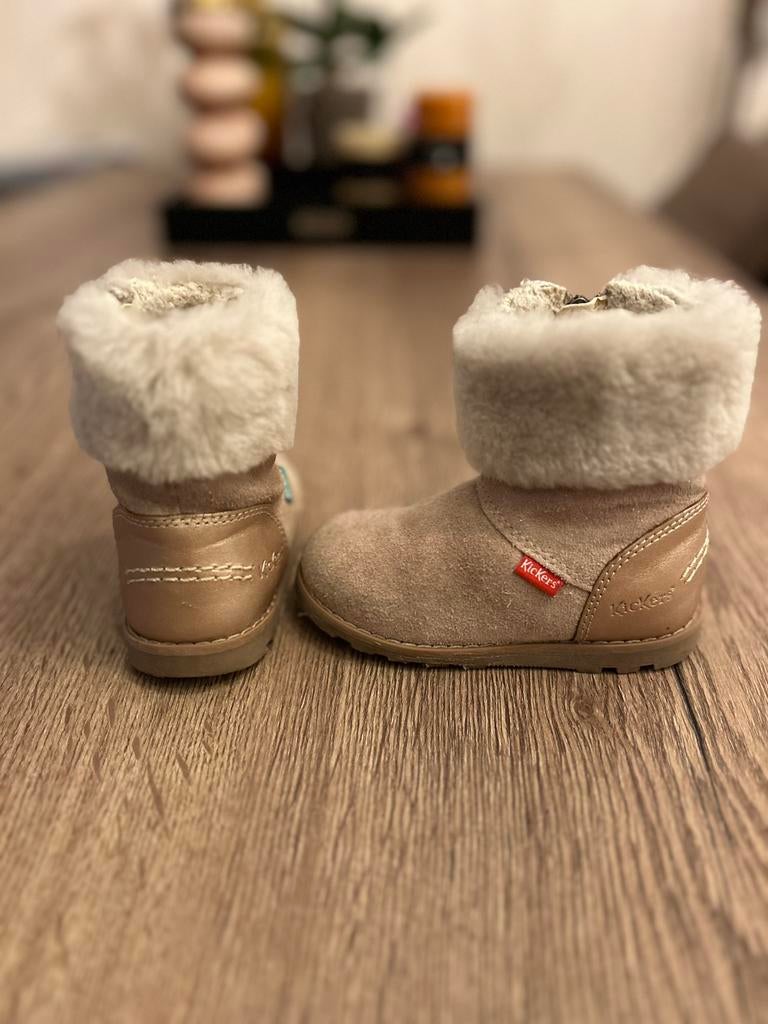 Mooie lederen laarsjes maat 21, Kinderen en Baby's, Ophalen, Gebruikt, Meisje, Laarsjes