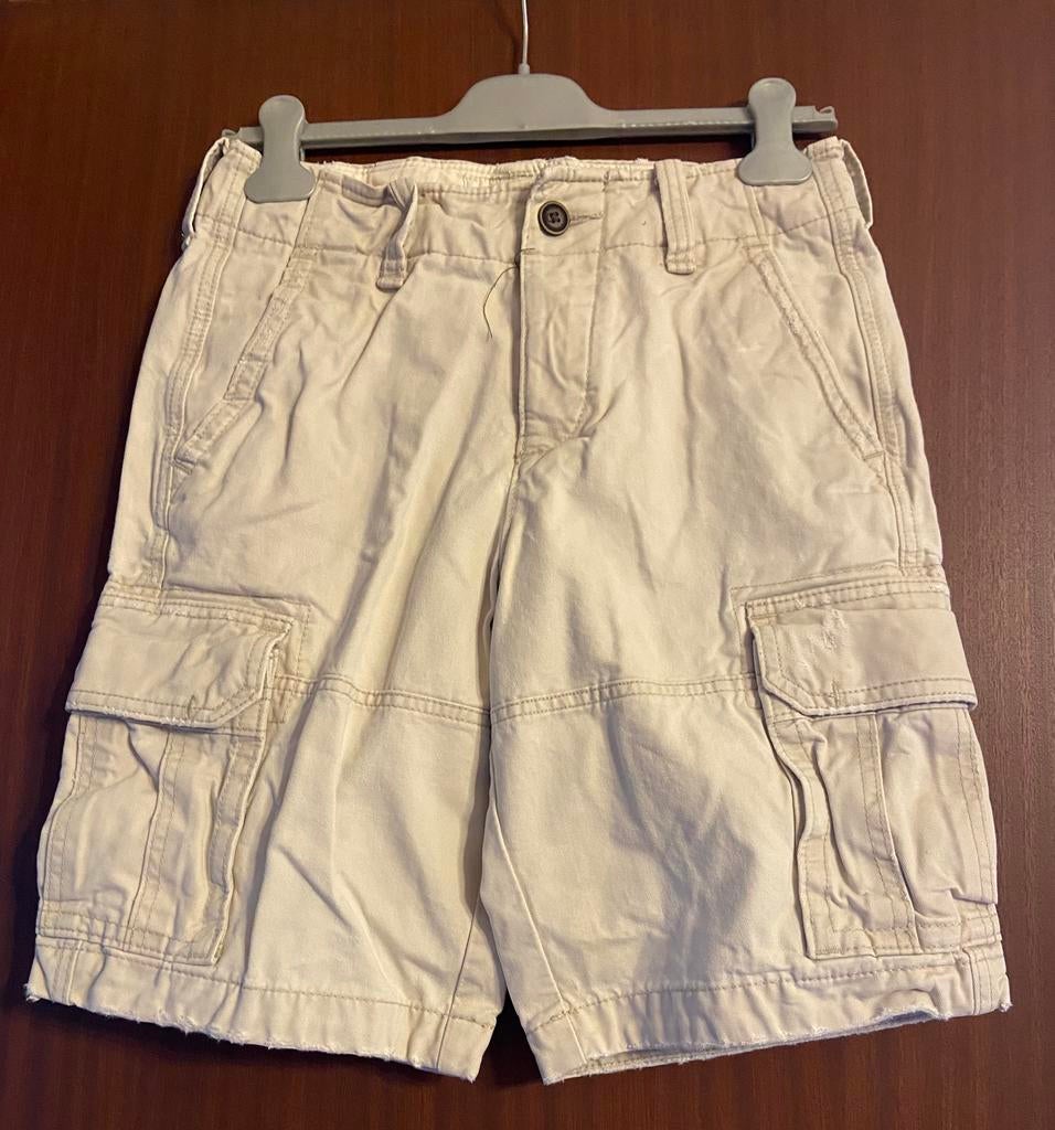 Short cargo pour homme - taille 28 - poches latérales, Neuf, Enlèvement ou Envoi, Beige, Abercrombie & Fitch