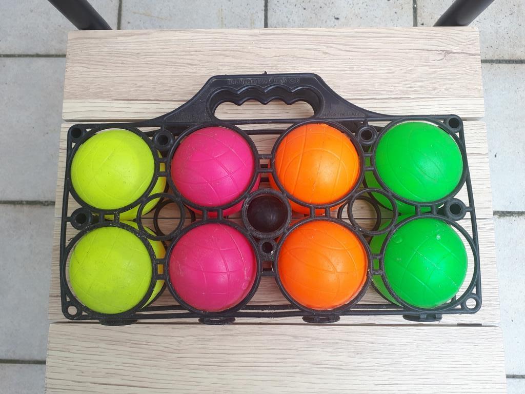 Set de 8 boules de pétanque vintage, Enlèvement ou Envoi, Utilisé