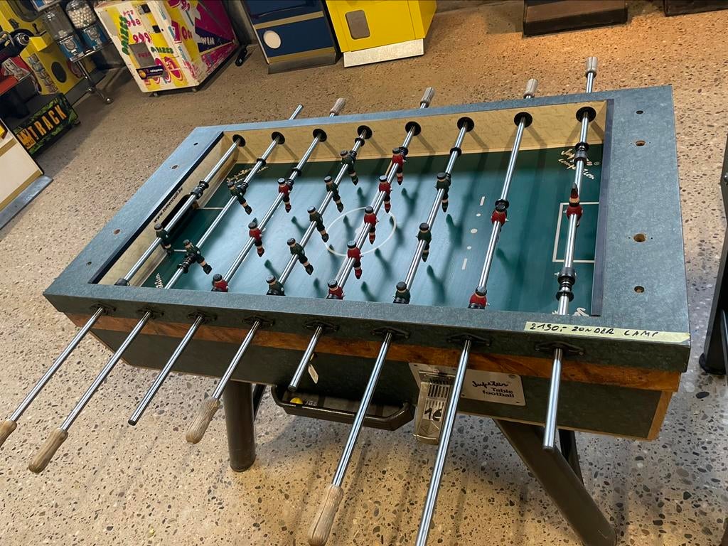 Tafelvoetbal / voetbaltafel / kickertafel Jupiter Eurosoccer, Kinderen en Baby's, Speelgoed | Voetbaltafels, Ophalen of Verzenden
