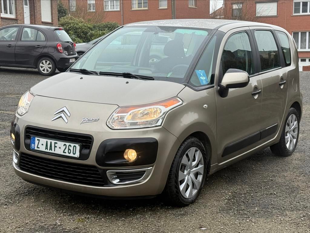 Citroën C3 Picasso 1.4i 70kw, Auto's, Citroën, Voorwielaandrijving, Euro 5, Stof, Zwart