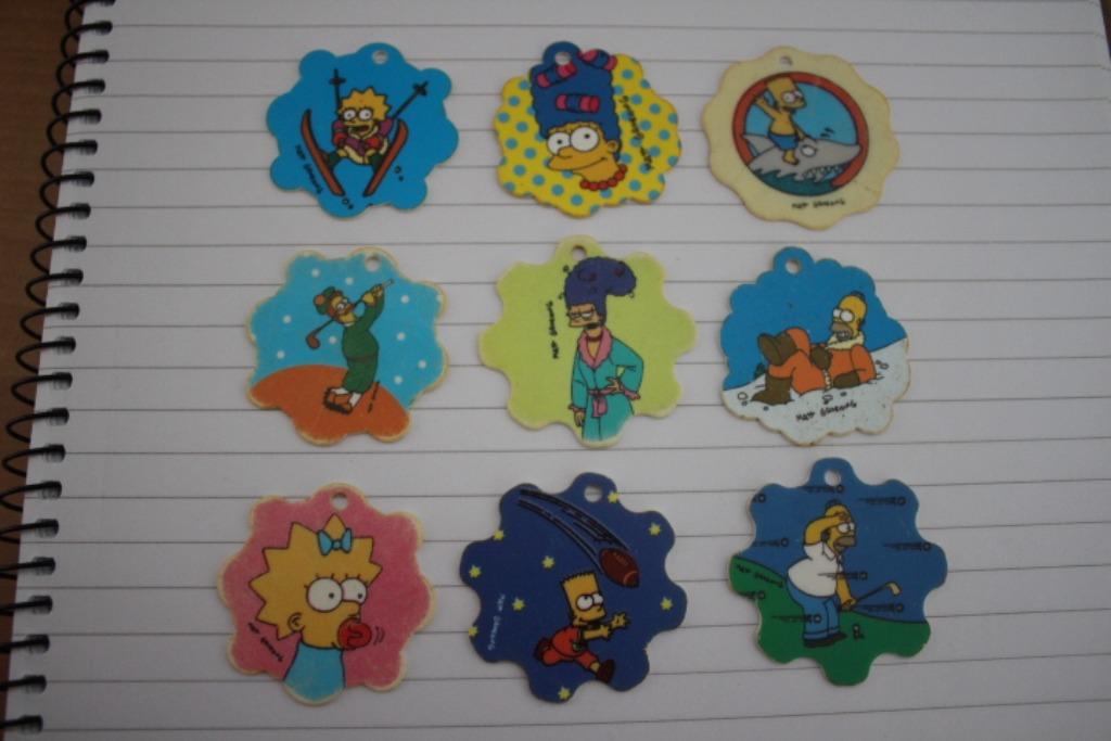 9 Flippo's : The Simpsons -- 1996, Verzamelen, Flippo's, Ophalen of Verzenden