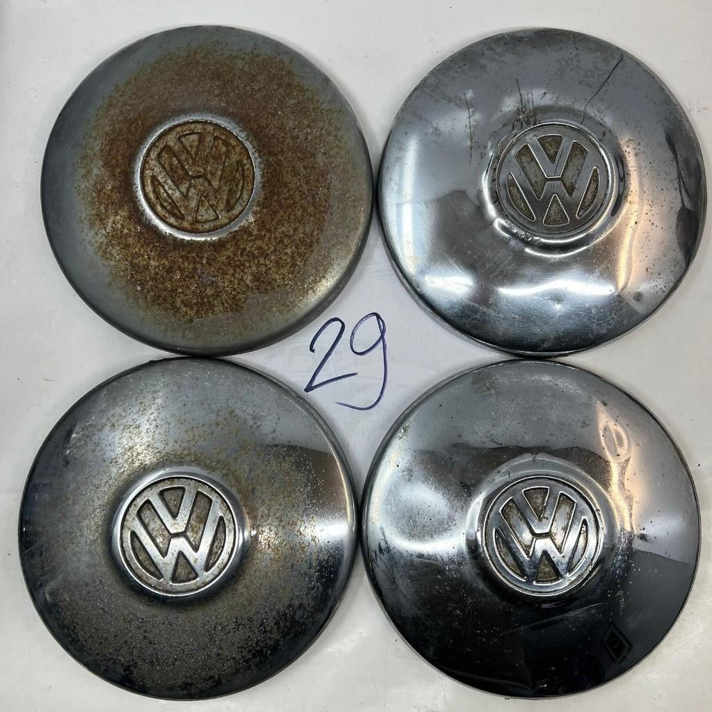 VW Chromen Wieldop 4x130 Kever KG T14 1968 en eerder, Auto diversen, Auto-accessoires, Gebruikt, Ophalen of Verzenden