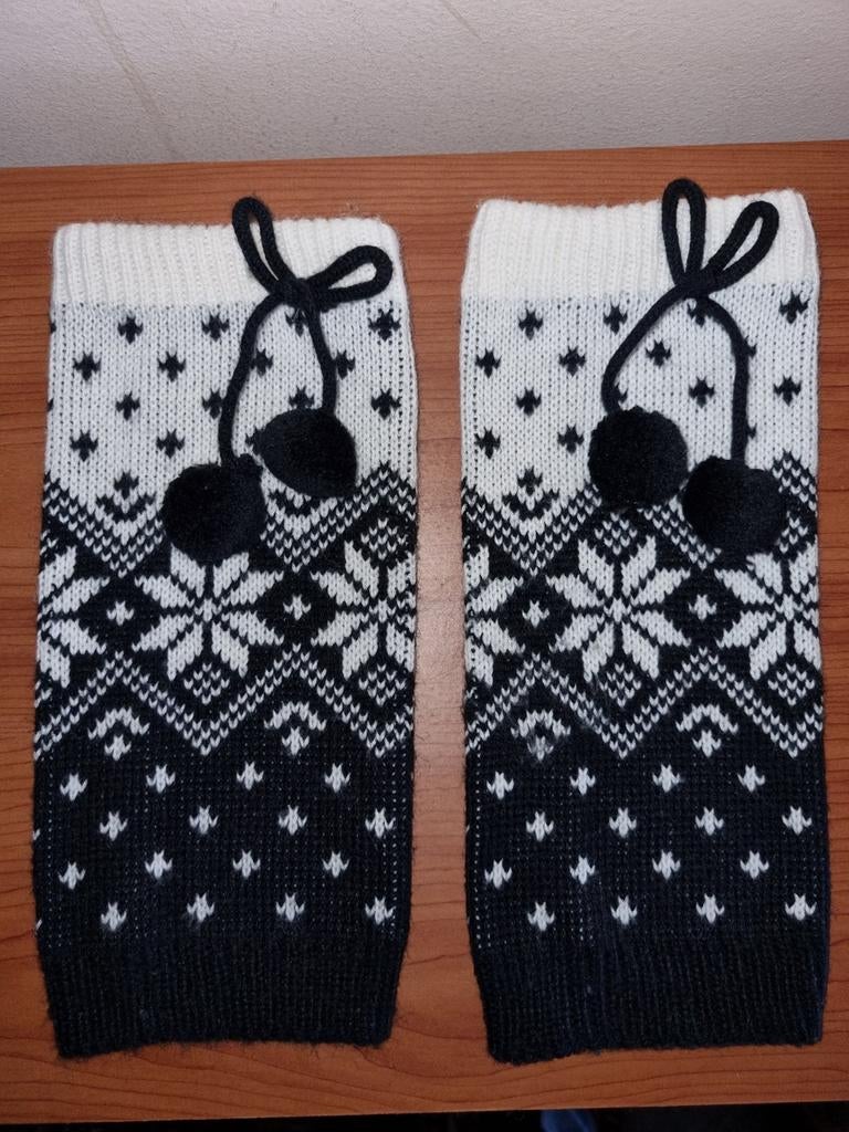 Jambières chauffe mollets bottes chaussures noir blanc, Vêtements | Femmes, Enlèvement ou Envoi, Porté