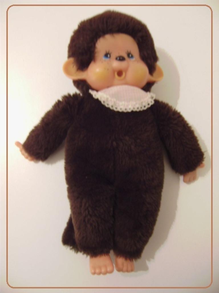 VINTAGE : Originele MONCHICHI pop, Kinderen en Baby's, Ophalen, Nieuw, Babypop