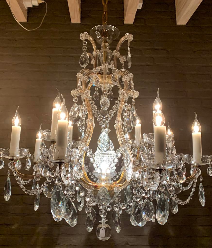 Magnifique grand lustre BOHEMIAN ! ! !, Antiquités & Art, Antiquités | Éclairage, Enlèvement ou Envoi