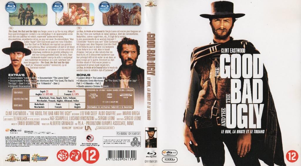 the good te-he bad and the ugly (blu-ray) nieuw, Cd's en Dvd's, Ophalen of Verzenden, Zo goed als nieuw, Overige genres
