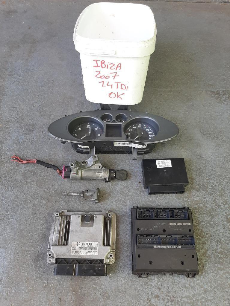 kit demarrage SEAT IBIZA 1.4 TDI 2007 6L 1L4 CALCULATEUR BSI, Enlèvement, Seat