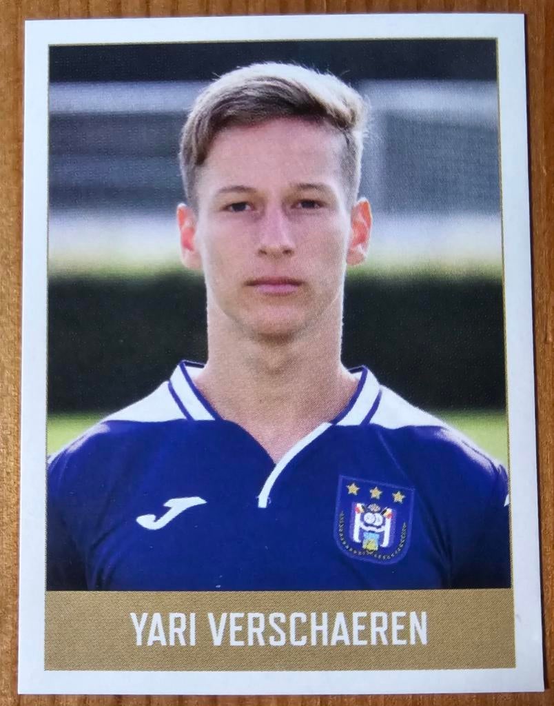 Panini Pro League 2019-2020 #572 Yari Verschaeren Anderlecht, Hobby & Loisirs créatifs, Autocollants & Images, Comme neuf, Autocollant