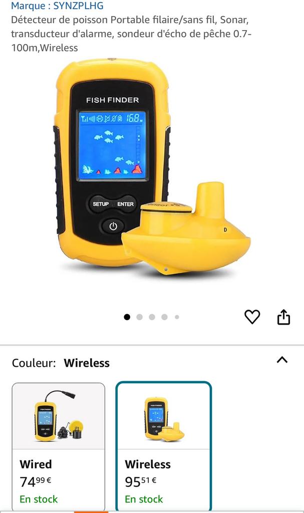 sondeur d'écho de pêche 0.7-100m, Enlèvement ou Envoi, Neuf