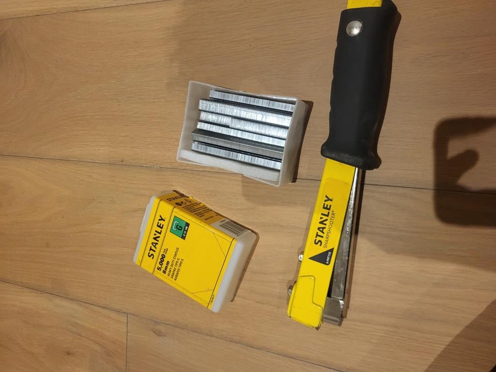 Takker/ nieter voor dampscherm, Doe-het-zelf en Bouw, Ophalen of Verzenden, Zo goed als nieuw