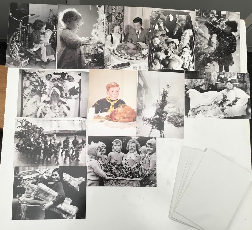 Ensemble de 12 cartes de vœux de Noël non décrites, Collections, Enlèvement ou Envoi, (Jour de) Fête