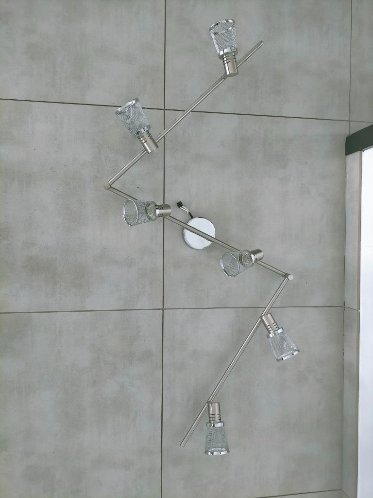 Luminaire Massive Jade chromé 6 spots., Enlèvement, Comme neuf, Métal ou Aluminium, Spot encastrable ou Spot mural