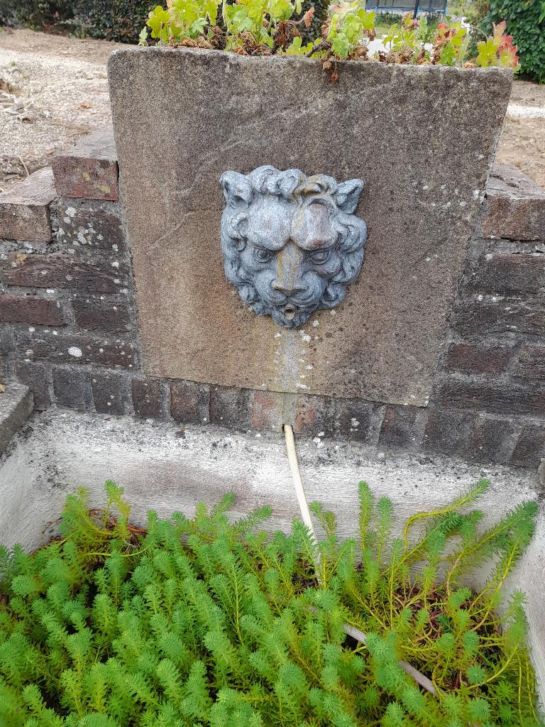 ornament waterspuwer, Ophalen, Zo goed als nieuw, Gietijzer, Waterornament