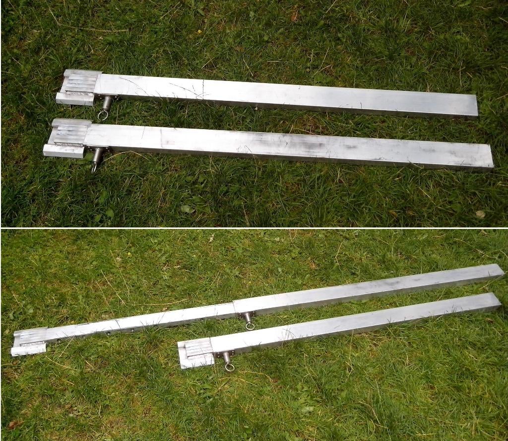 Structures d'accouplement en aluminium, profils ALU CLAMP, Bricolage & Construction, Tuyaux & Évacuations, Comme neuf, Buse droite