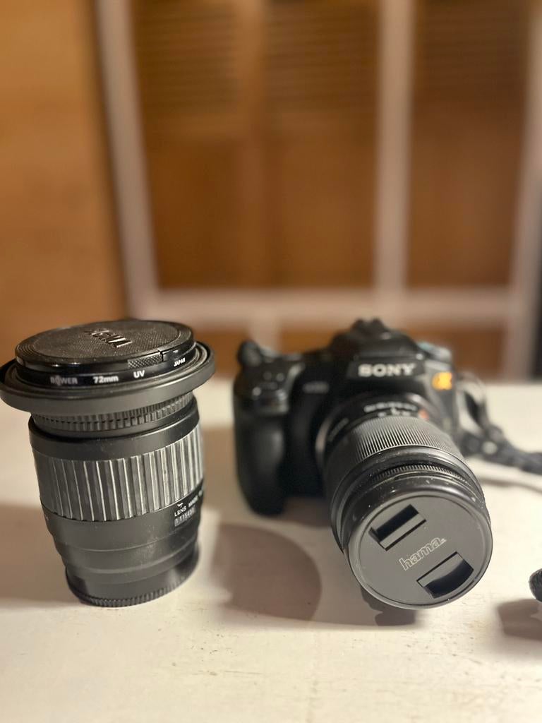 Sony Alpha 300 + 2 objectifs (Sony 18-70 & Sigma 28-200), TV, Hi-fi & Vidéo, Enlèvement, Comme neuf, Sony