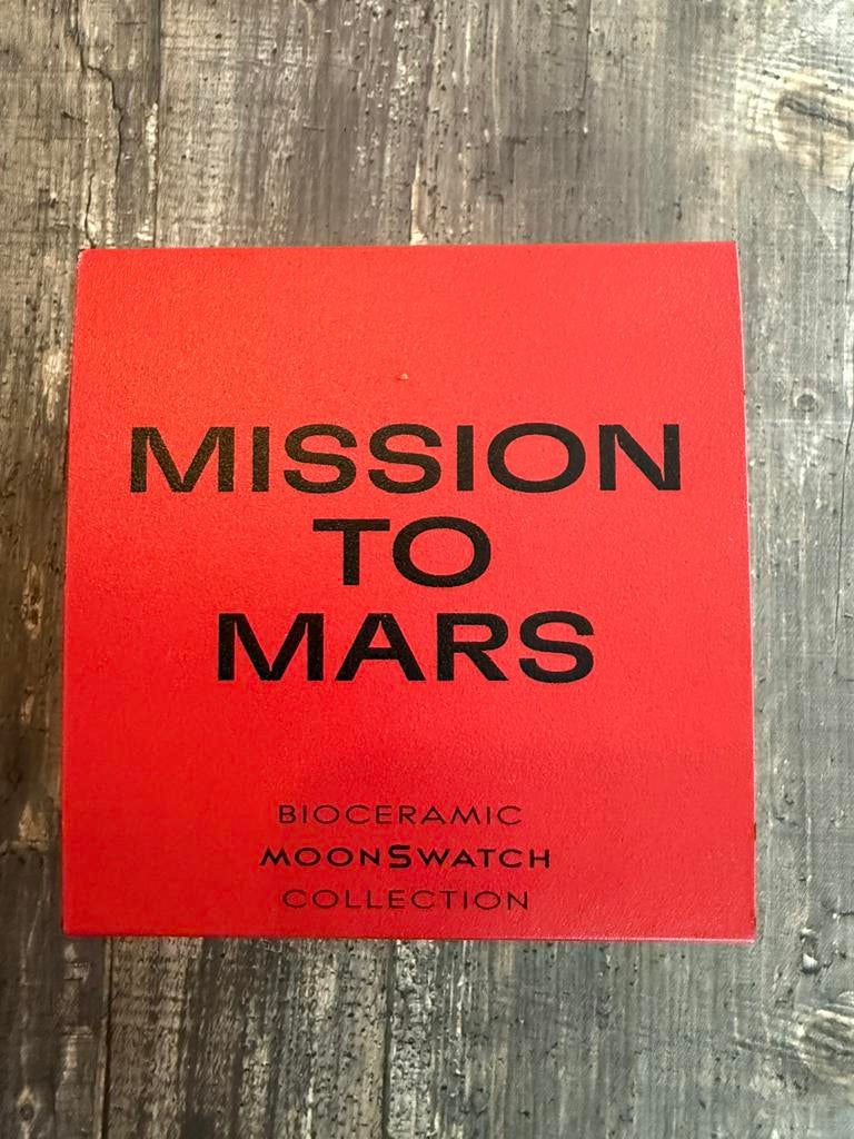 Swatch & Omega Mission to Mars neuve stickers, Enlèvement, Comme neuf, Omega