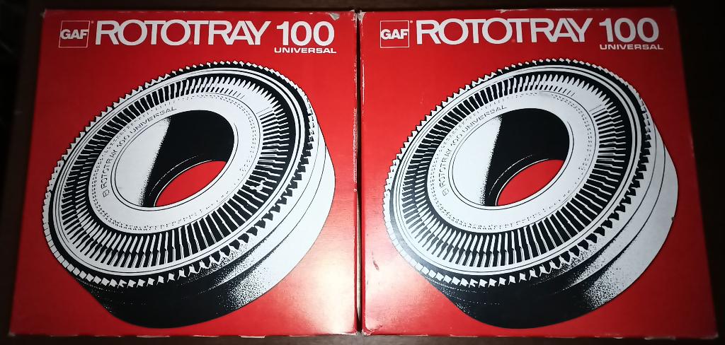 GAF Rototray-schuifhouders, Ophalen, Zo goed als nieuw