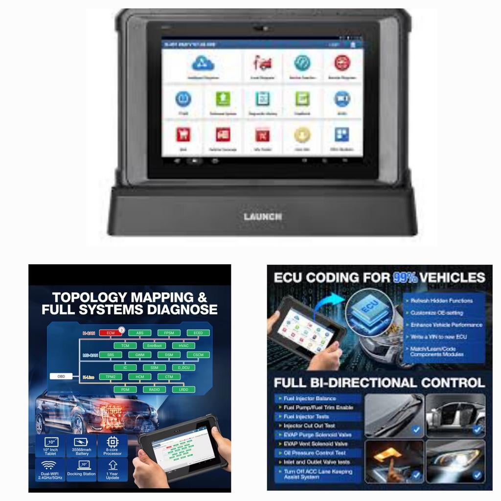 Launch X431 PAD V Elite Programming ECU Codage j2534 Doip, Envoi, Neuf